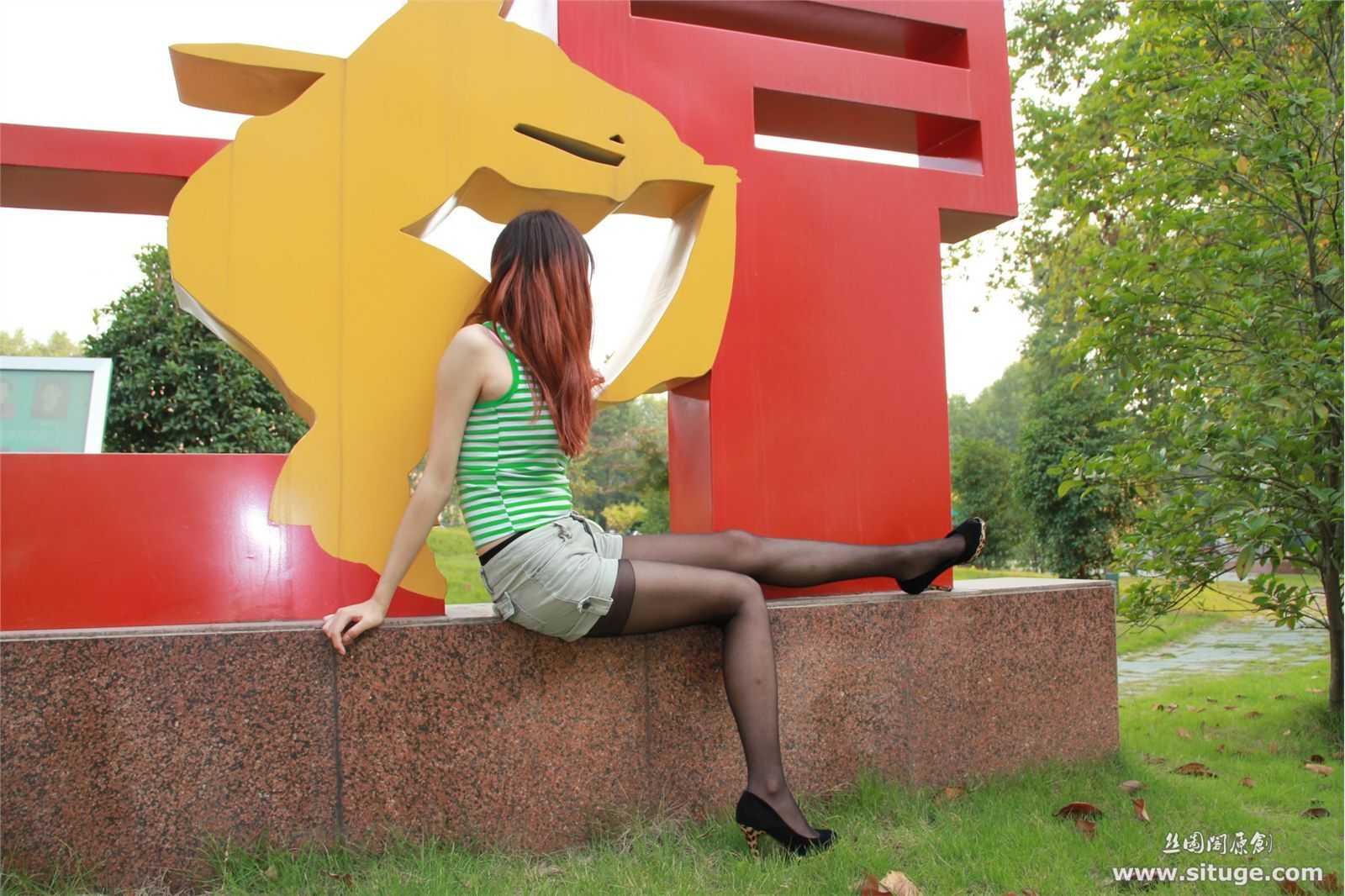 NO.040 PeiPei [STG] 絲圖閣 20110921  国内美腿模特套图